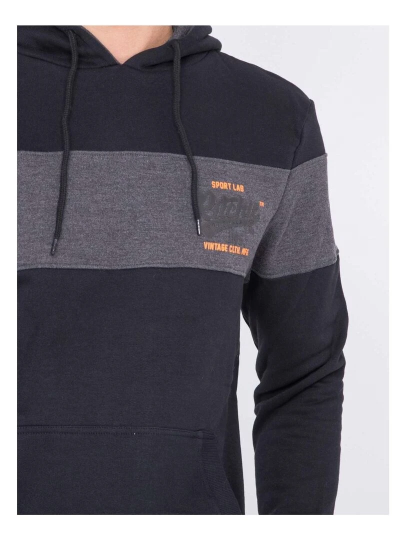 Sweat capuche WAYANG   Noir