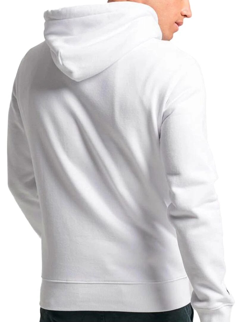 Sweat à Capuche Superdry Core Logo Classic Blanc