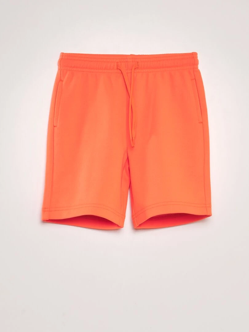 Bermuda en french terry Orange