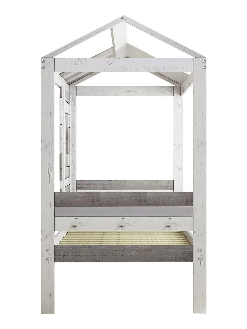 Lit cabane Charles   AKITEN RETAIL   Gris