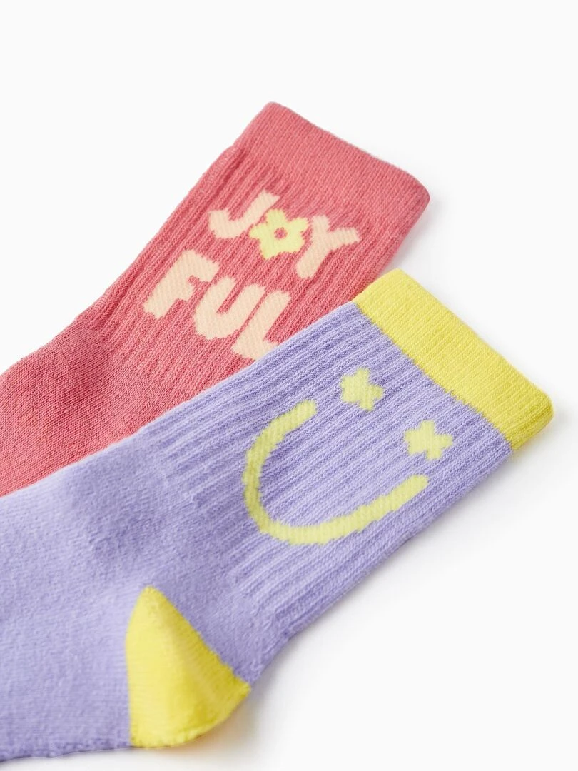 Pack 2 Paires de Chaussettes pour Fille THE WAVE TRIBE Multicolore