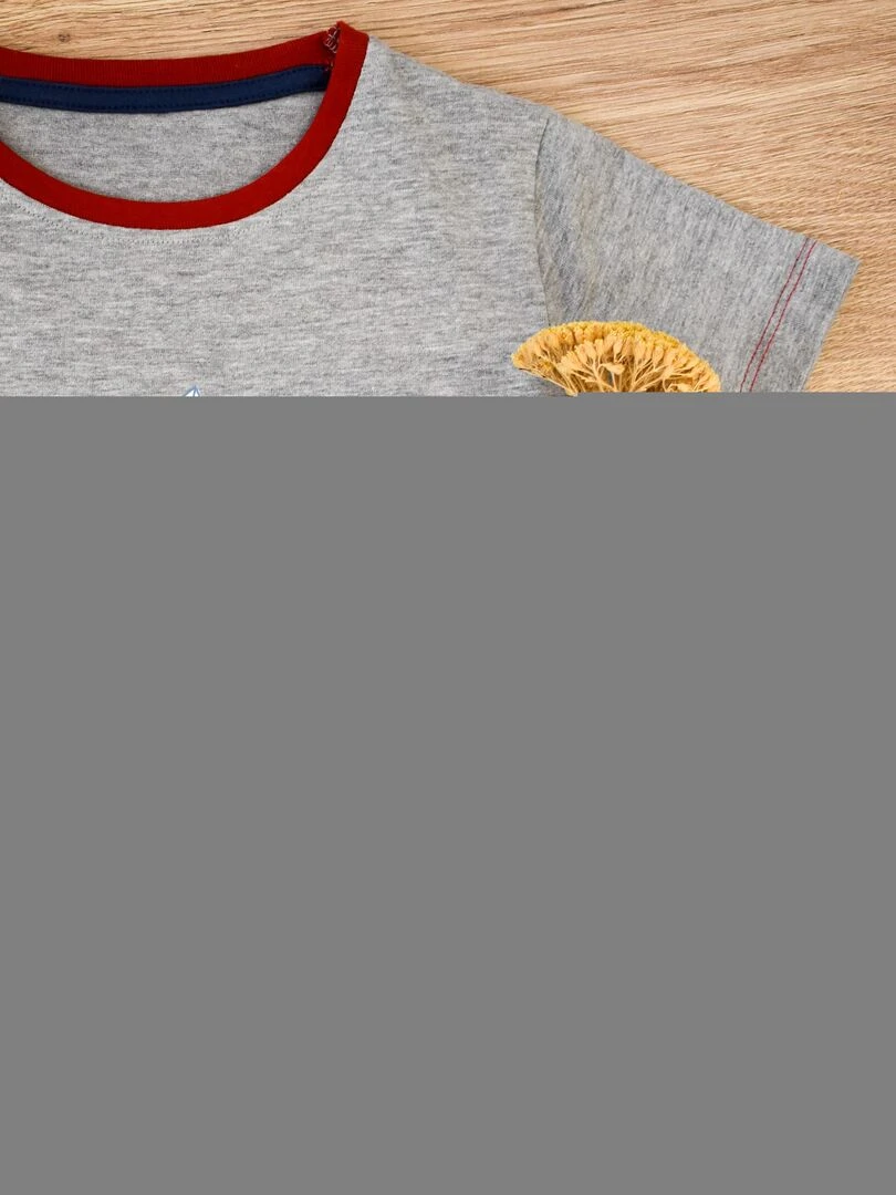 Pyjama short Jersey 'moussaillon''doo&bo'   Gris