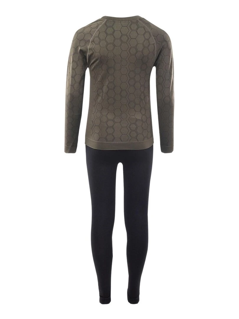 Bejo Ensemble Sous vêtements thermiques GRAR Noir Gris Noir