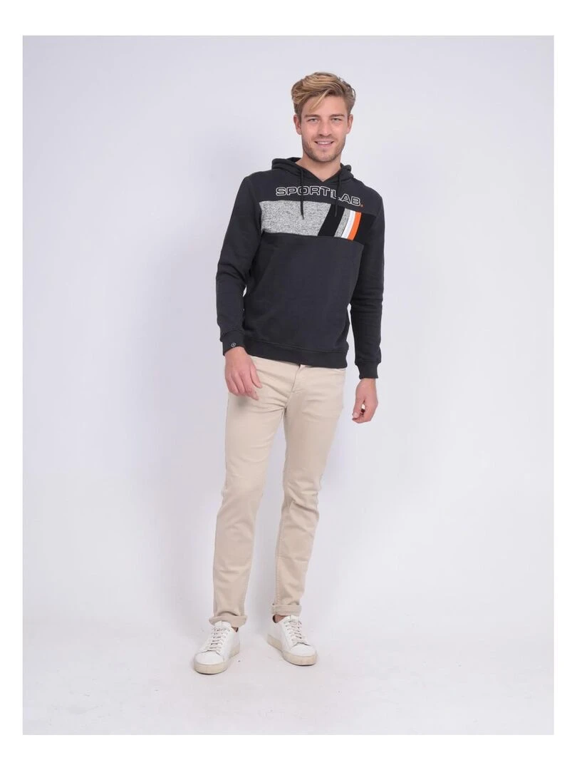 Sweat capuche WODESTO   gris anthracite