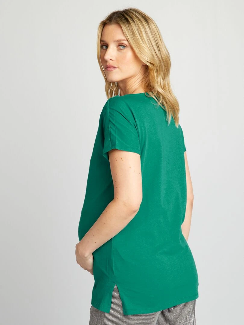 T shirt grossesse et allaitement   Vert