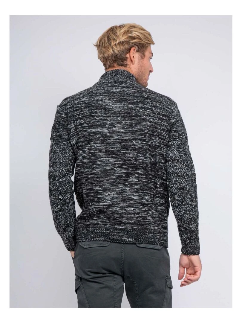 Pull col montant zippé LORDJIM Noir