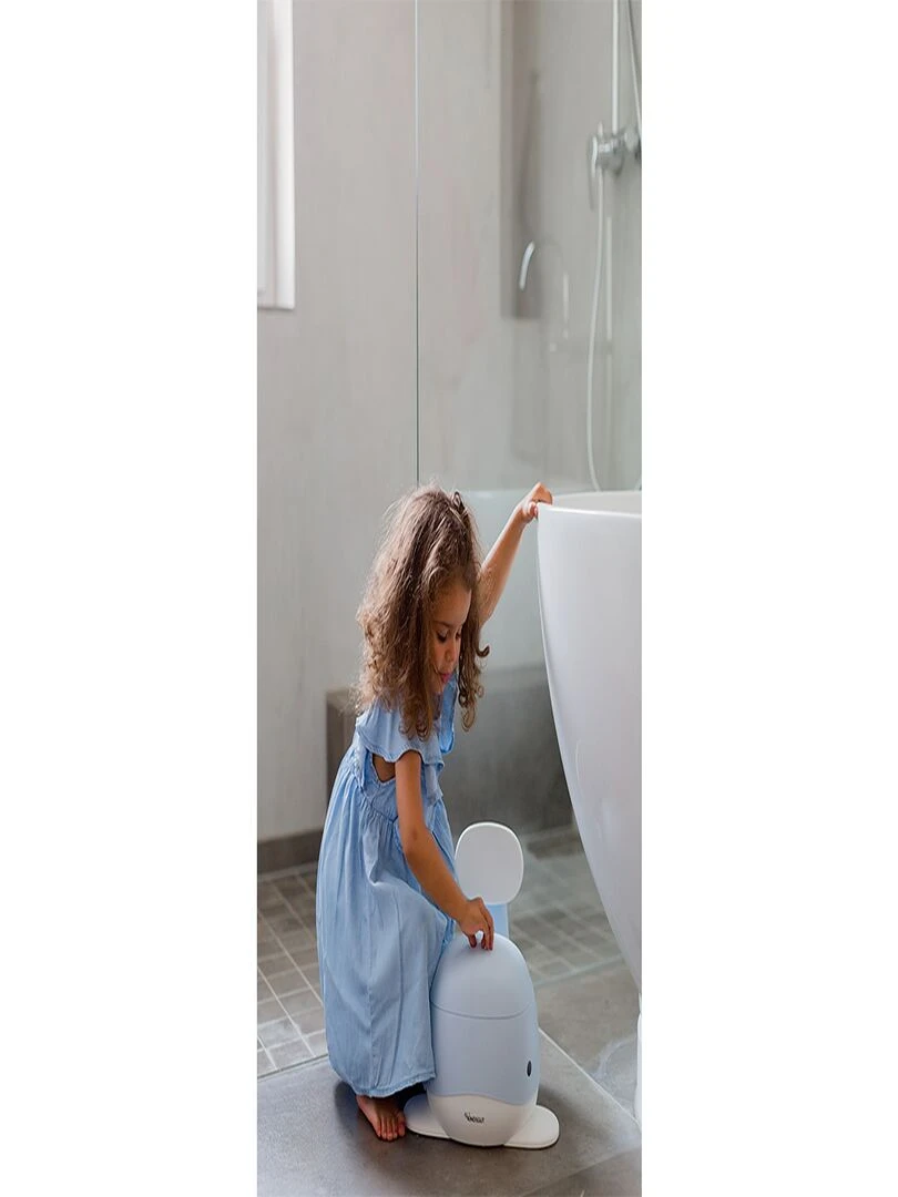 Pot pour bébé baleine   Bleu clair