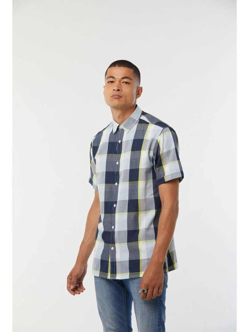 Lee Cooper   Chemise manches courtes coton relax DOPLIS   Jaune