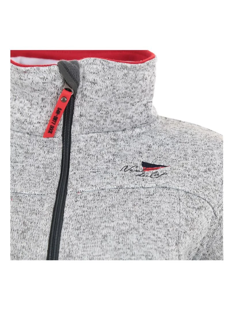Blouson polaire femme ALASKA   Gris clair