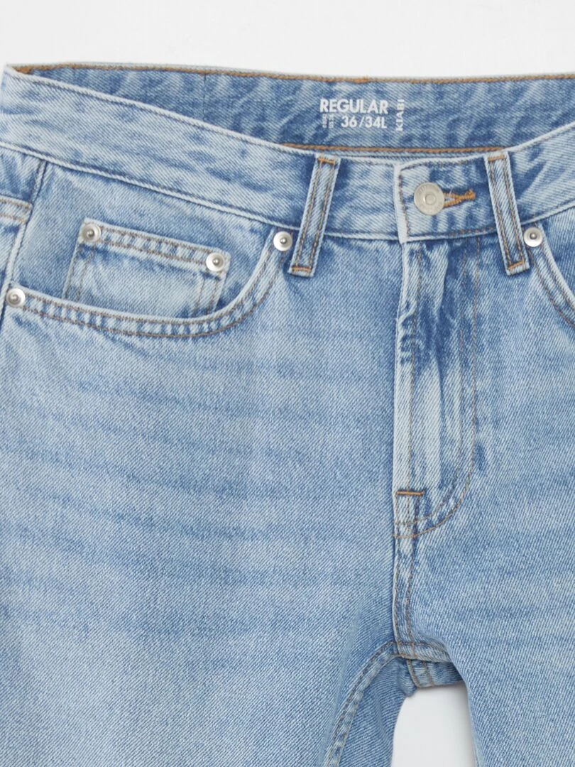 Jean droit   L34   Double stone