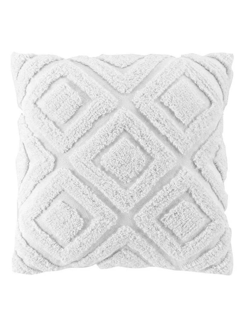 Coussin déco Zaina Blanc