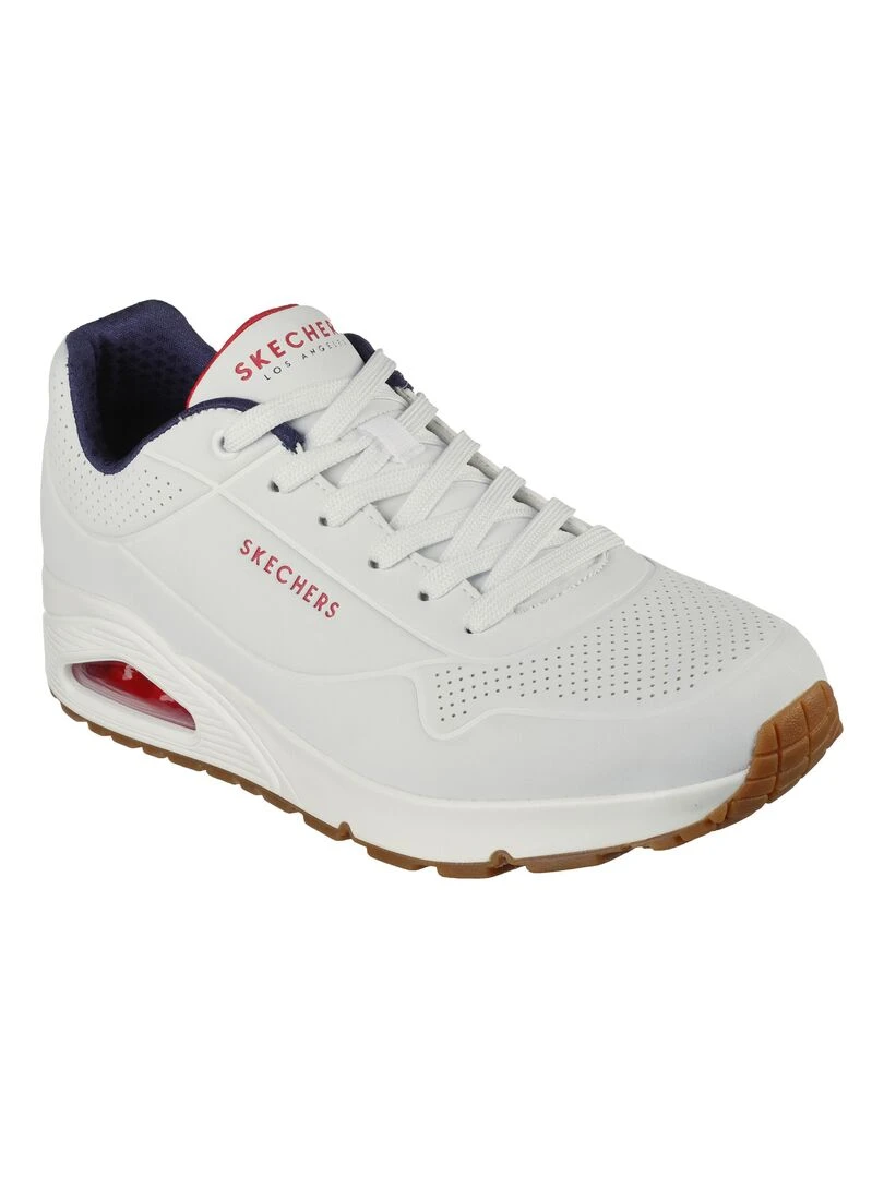 Basket à lacets Skechers Stand On Air   Blanc