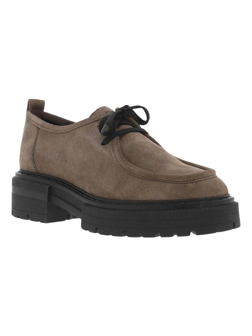 TAMARIS Derbies cuir Taupe
