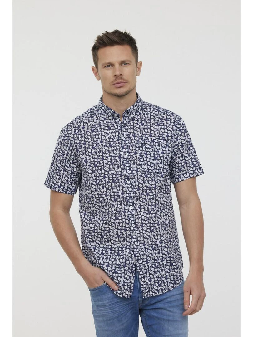 Lee Cooper Chemise manches longues coton regular DERTY Bleu foncé