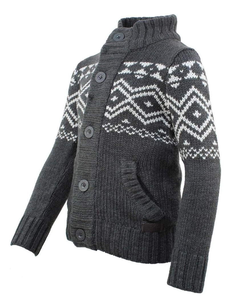 Gilet garçon ECARD   SRK   Gris