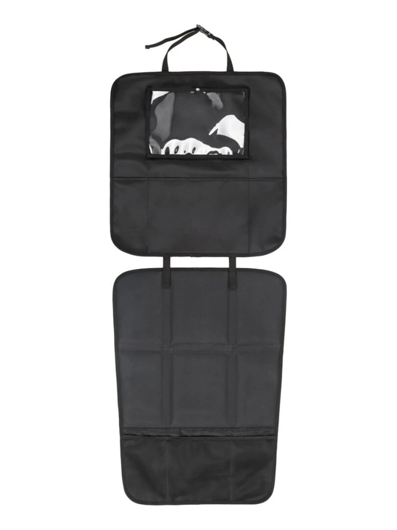 Tinéo Protection de siège voiture 3 en 1 Noir