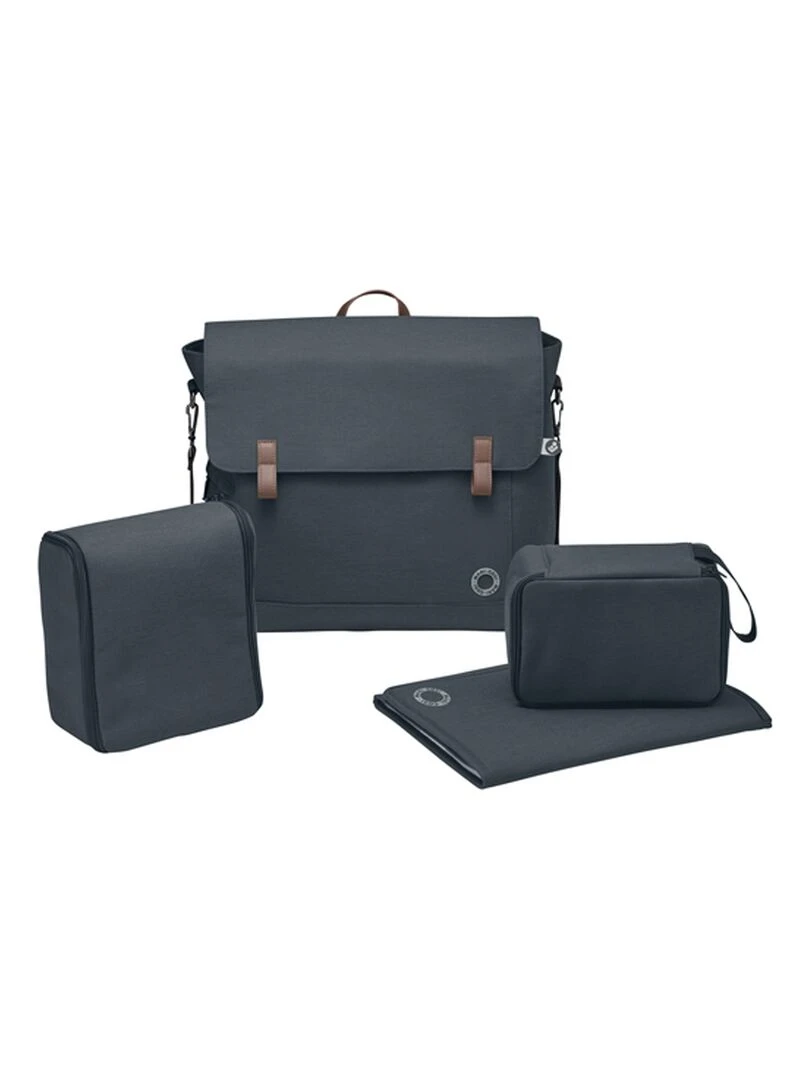 MAXI COSI Sac à langer Modern Bag matelas à langer et compartiment isotherme Essential Graphite Gris Gris