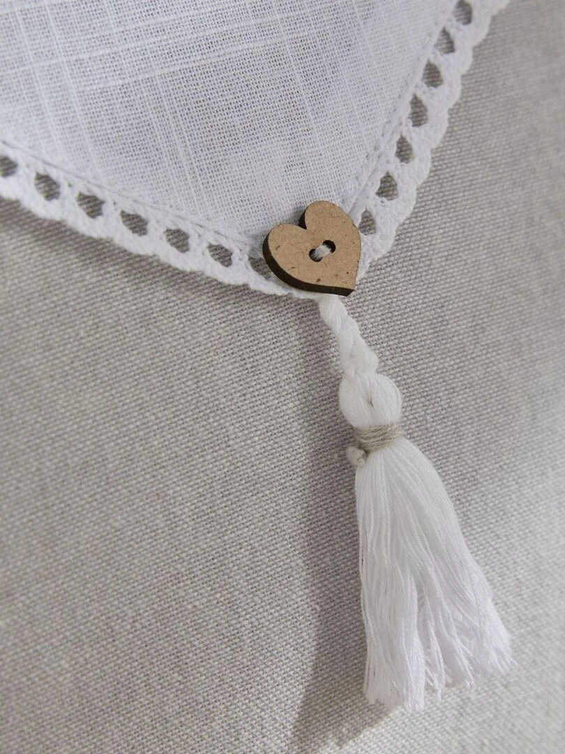 Coussin déhoussable avec pompon 'CHARME' 'TODAY'   Gris clair