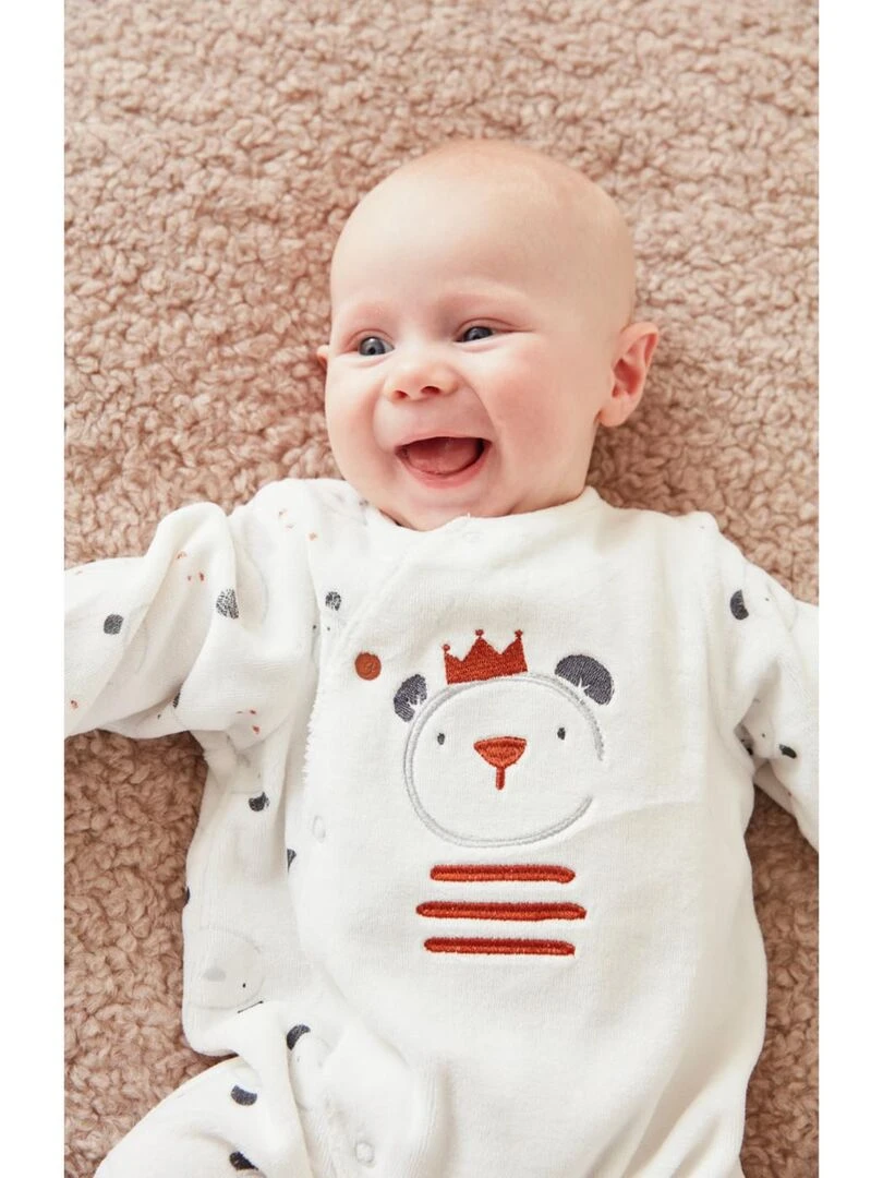Pyjama dors bien en jersey   Noukie's   Blanc