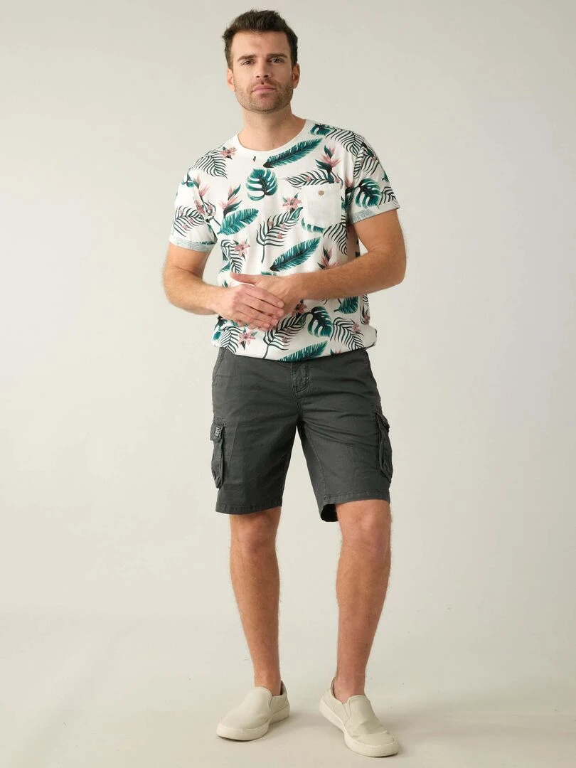 Bermuda casual pour homme 'Deeluxe' gris anthracite