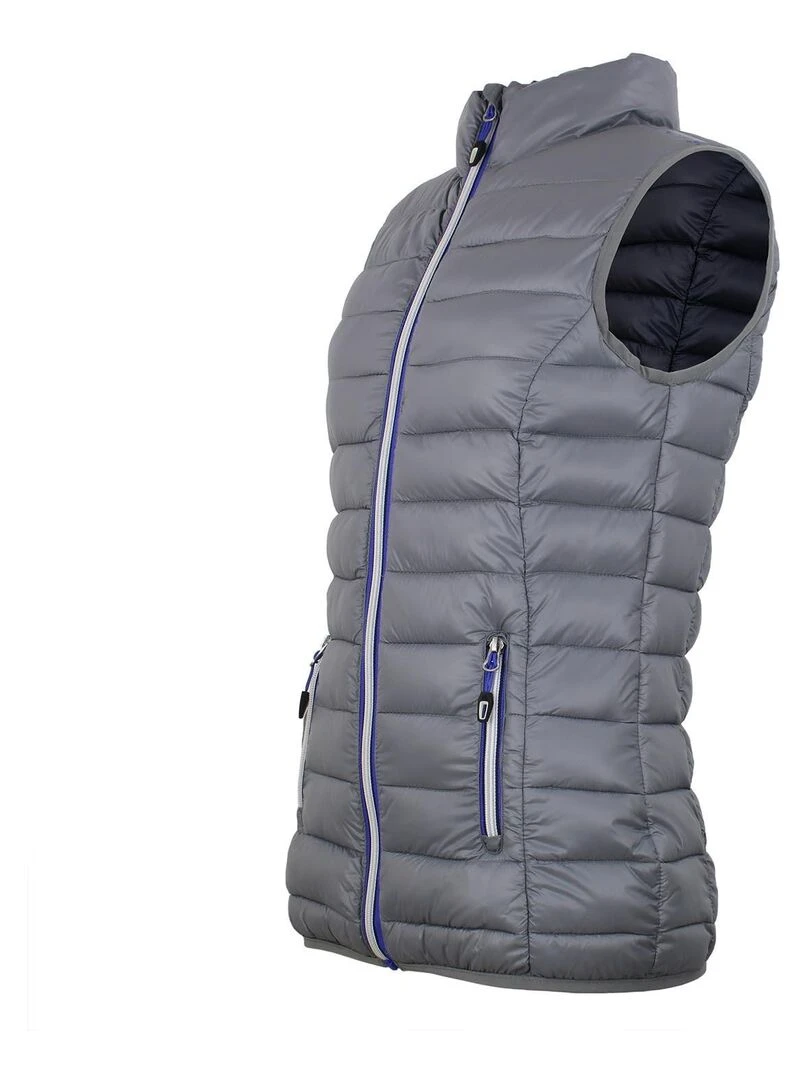 Doudoune fine sans manches femme ACOTA   Gris