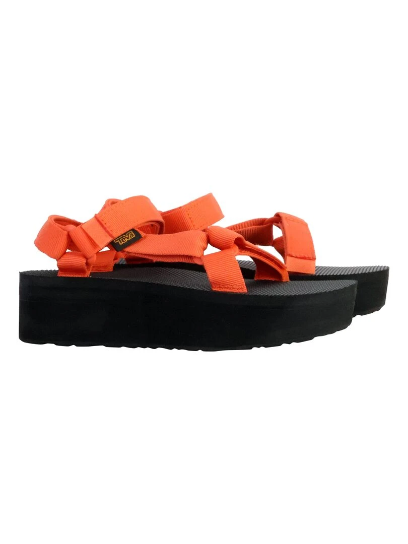 Sandale à scratch Teva W Platform Universal   Orange