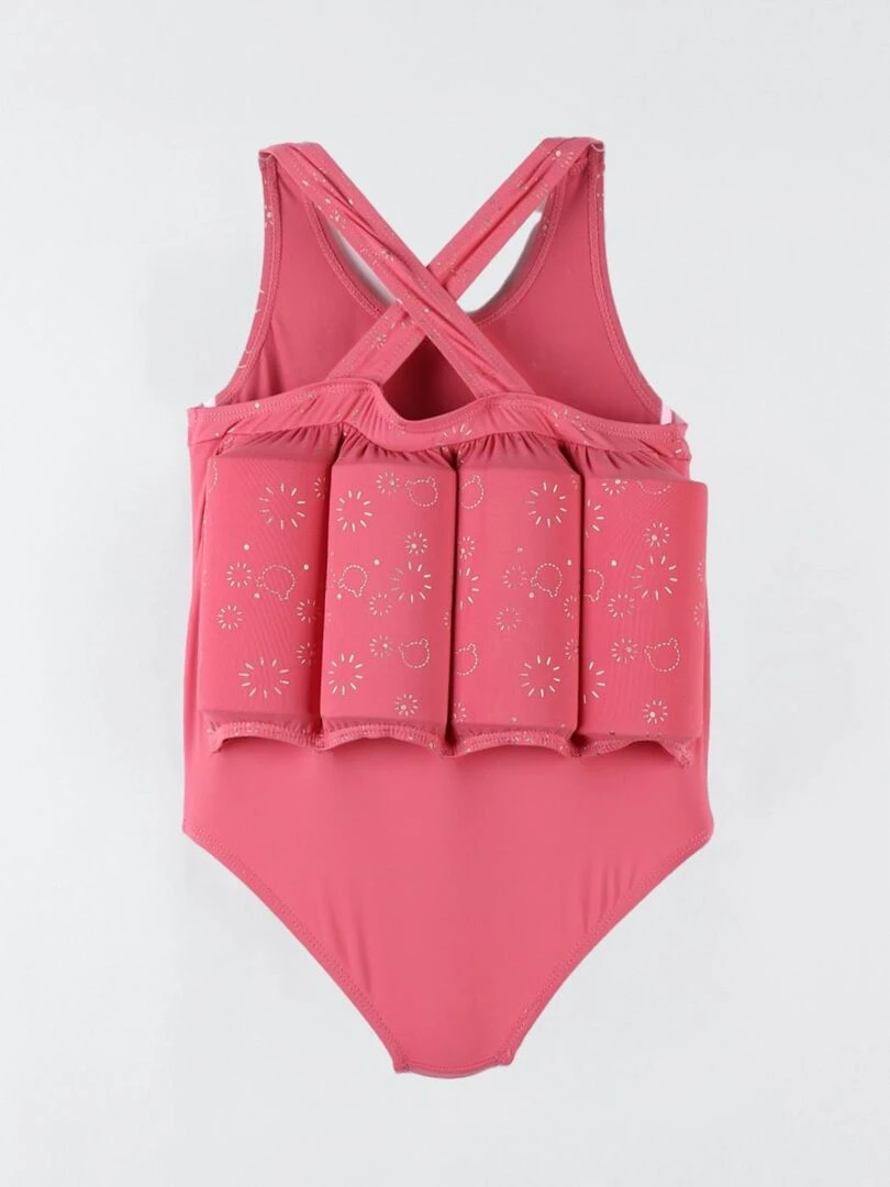 Maillot bouée à imprimé feu d'artifice  foncé/doré   Archimède   Rose