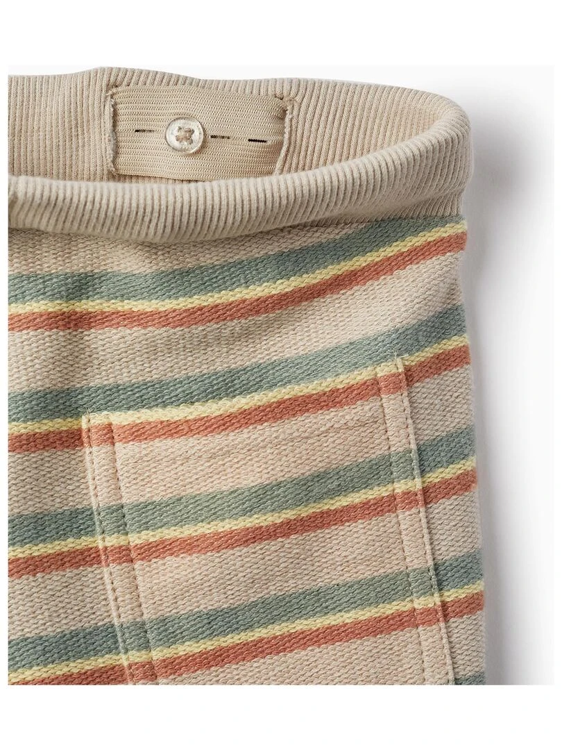 Shorts en maille de coton pour garçon  SICILIAN DAYS   Gris clair