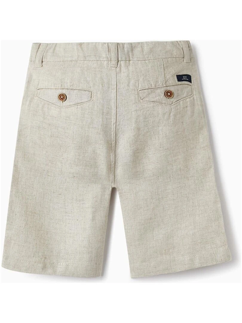 Shorts Chino en Lin pour Garçon MATISSE Beige