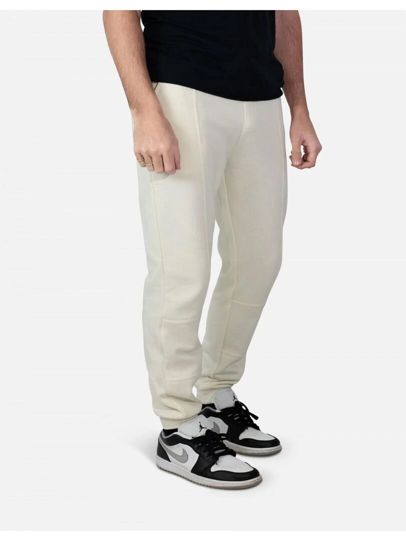 Pantalon Jogging Kebello   Blanc Blanc