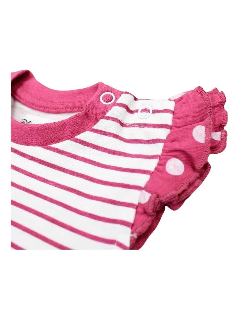 Disney   Ensemble ​​T shirt legging bébé fille Imprimé Minnie   Rose