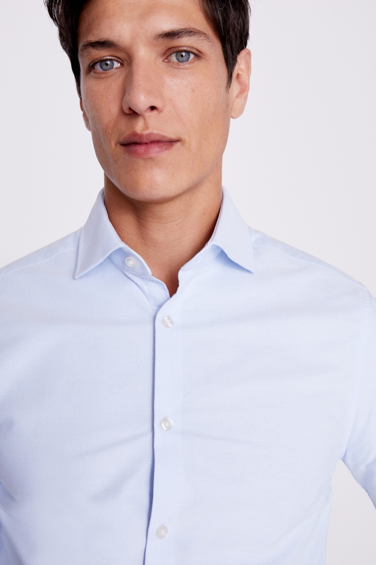 Slim Fit Sky Oxford Shirt Buy Online at Moss