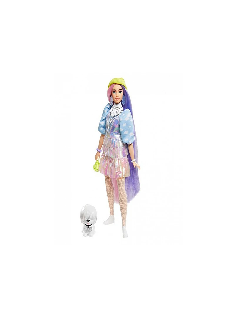 Barbie Extra Bonnet Vert Et Ses Accessoires N/A