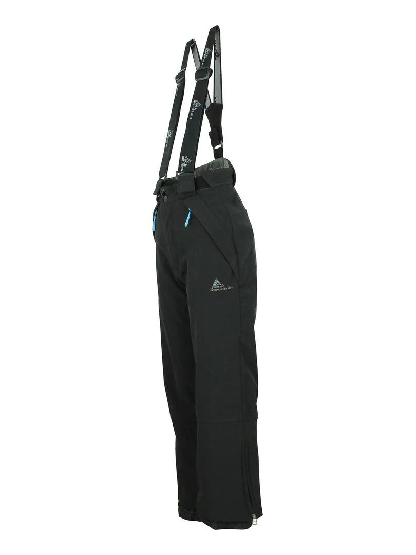Pantalon de ski softshell garçon ECASHELL   PEAK MOUNTAIN   Noir Noir