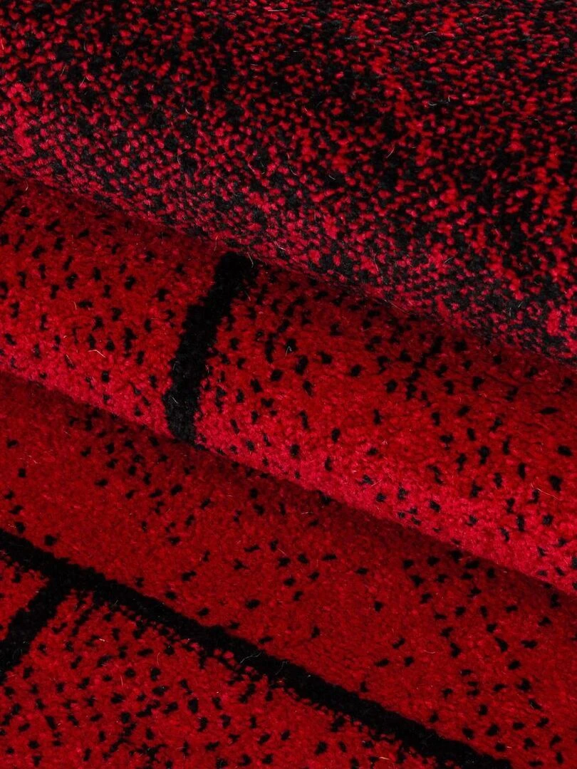 Tapis salon OMEGOU OEKO TEX®   Rouge