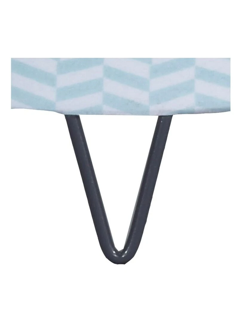 Lampe à Poser Pieds Métal en coton Bleu   SAUTHON   Bleu