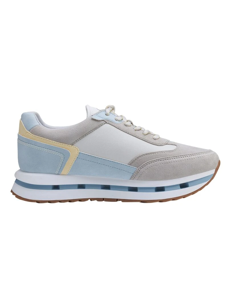 Basket Cuir Tamaris Comfort Lining Gris clair