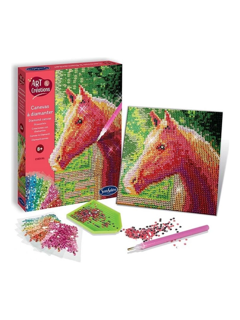Canevas à diamanter Art & Créations : Cheval N/A