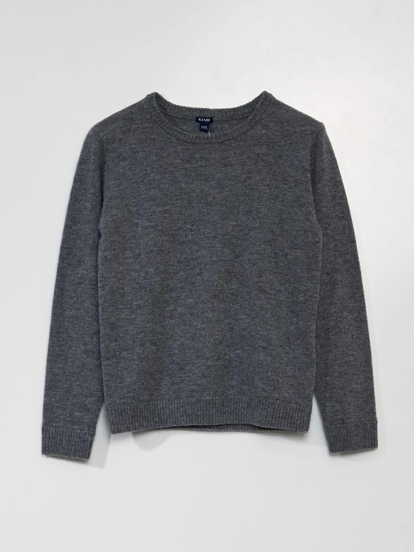 Pull en laine Gris
