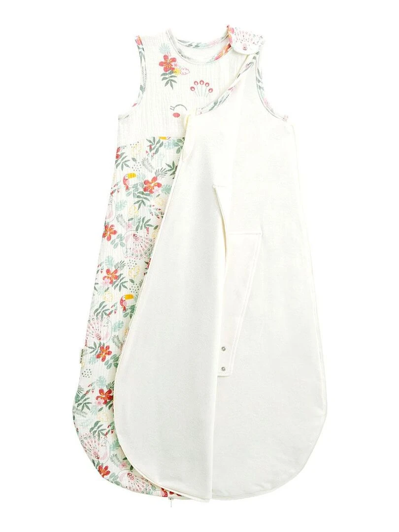 Gigoteuse d'été en gaze de coton Pretty Jungle   Vert