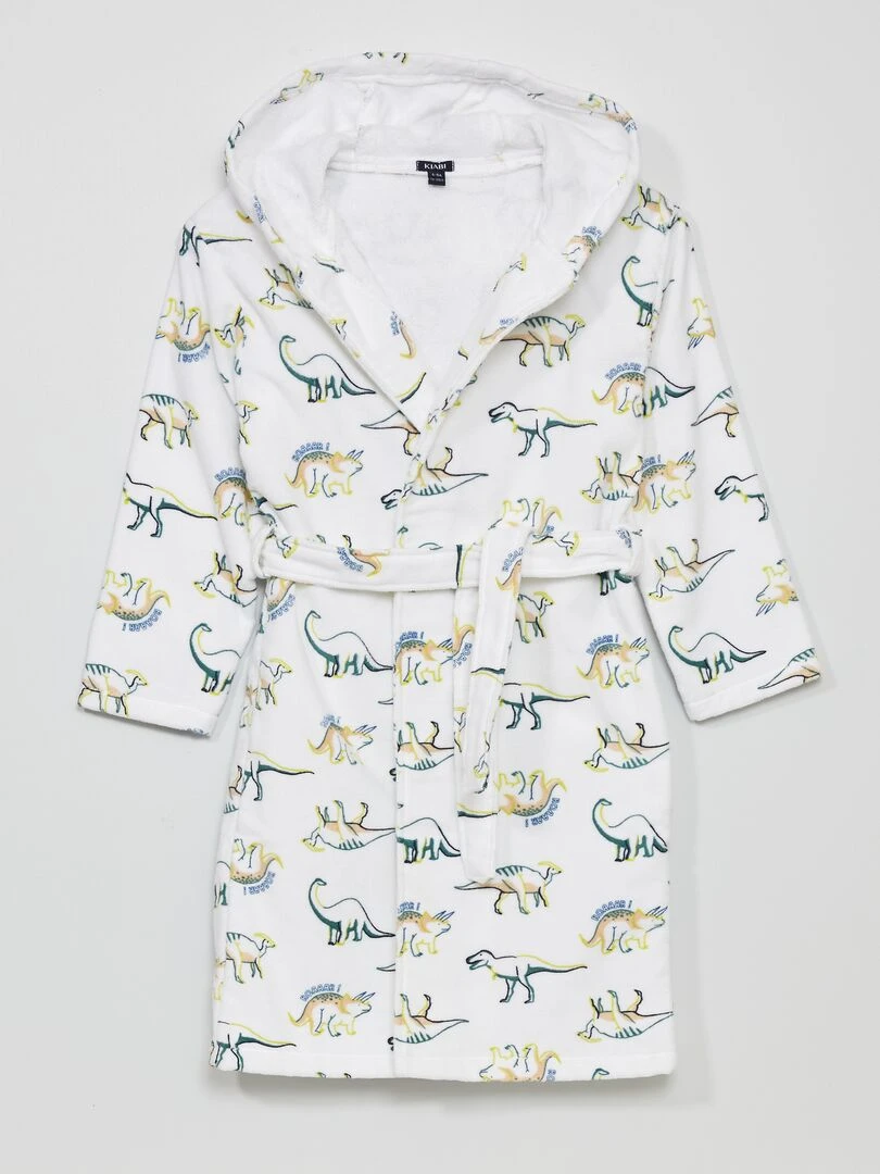 Peignoir en éponge Blanc