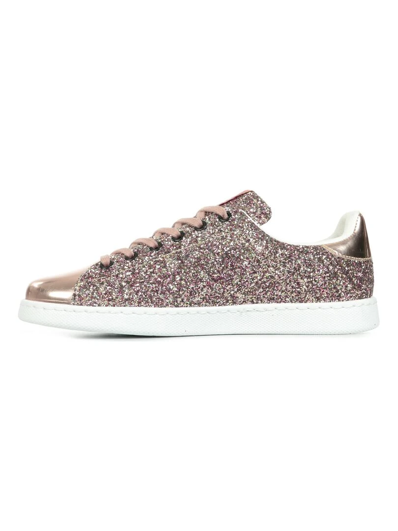 Baskets Deportivo Tennis Glitter Y Espero   Rose
