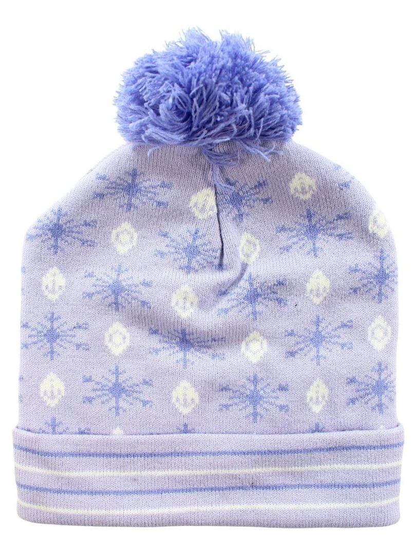 Disney Bonnet fille imprimé La Reine Des Neiges Violet