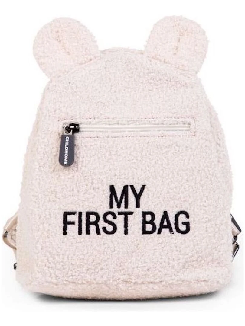 Sac à dos bébé My first bag Teddy écru (24 cm) Ecru