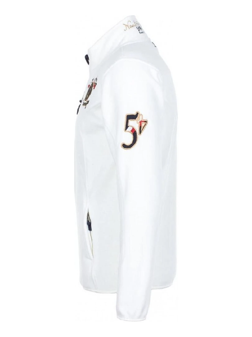 Blouson polaire garçon ECAUBIN   VENT DU CAP   Blanc