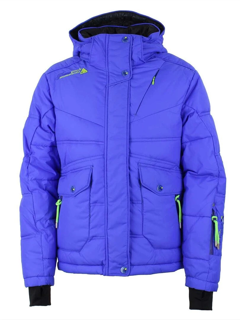 Doudoune de ski fille GANNECY PEAK MOUNTAIN Bleu