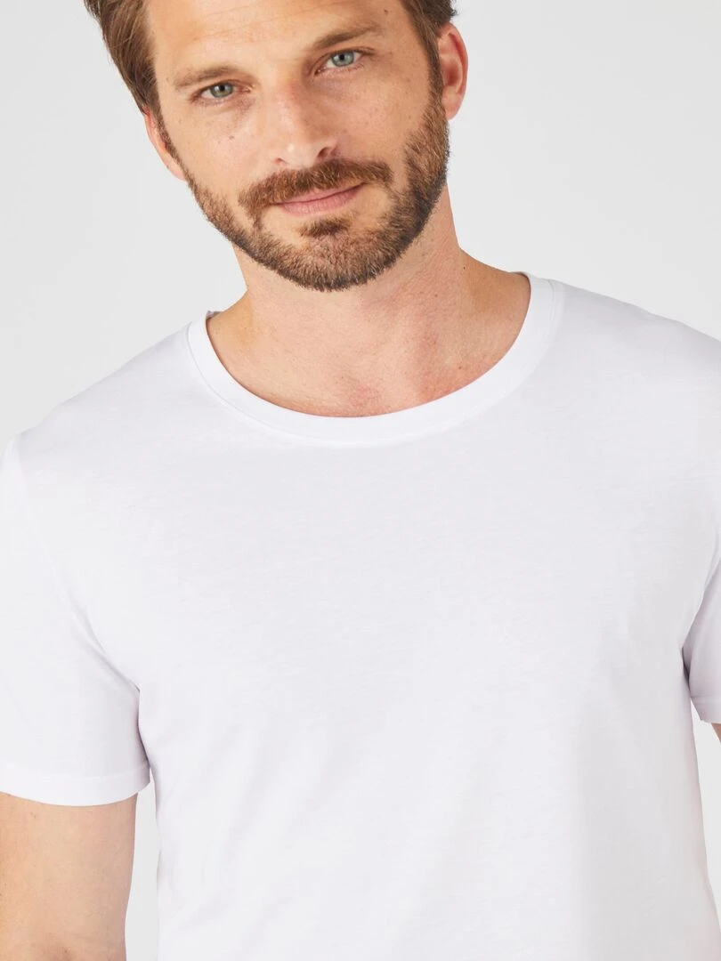 T shirt maille jersey Climatyl   Damart   Blanc