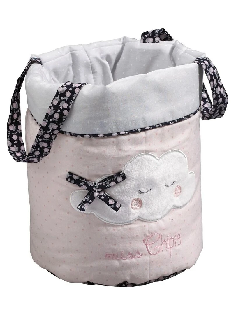 Panières gigognes en tissu en coton Rose SAUTHON Rose