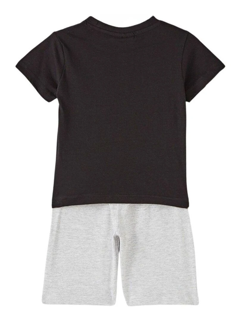 Harry Potter Ensemble T shirt short garçon Imprimé Harry Potter Noir