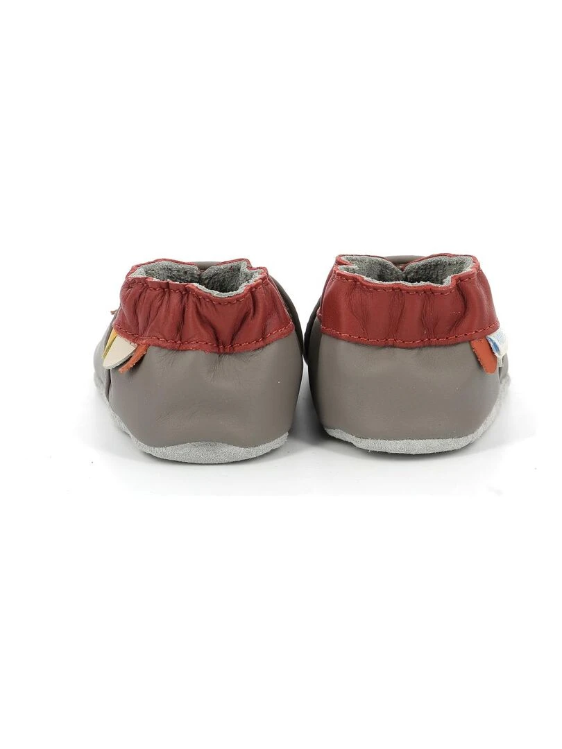 Chaussons Cuir Firetale   Gris